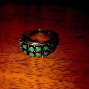 Sterling Silver Turquoise Ring 7